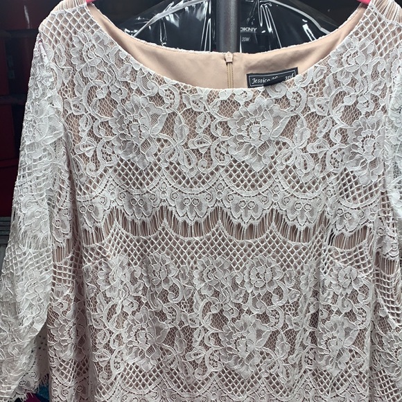 Jessica Howard Ivory Lace Dress - Picture 2 of 6